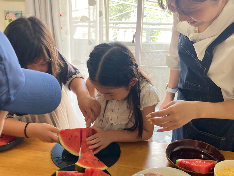 ボランティアの様子